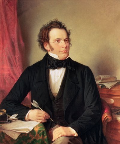 Franz Peter Schubert (1797-1828) by Wilhelm August Rieder